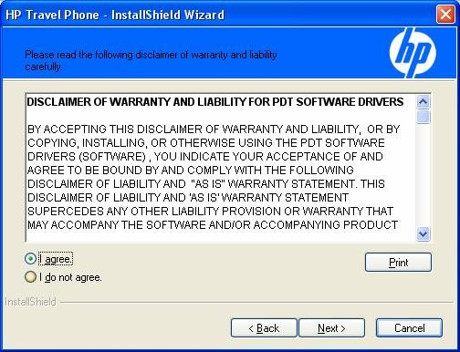 2 At the InstallShield Wizard welcome screen, click Next to continue, or click Cancel at any screen to stop the installation.