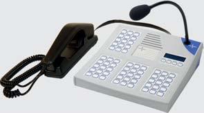 Each device has a built-in microphone, speaker, LCD display, 4 function keys as well as 2 status LEDs.