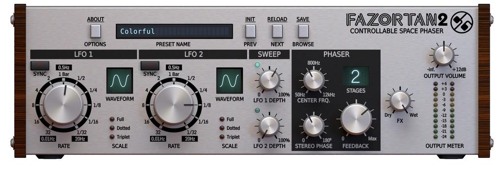 Overview Overview Fazortan 2 is a dual-lfo phaser