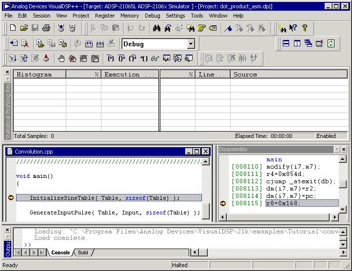 Tutorial 2. From the View menu, choose Debug Windows. Then choose Statistical Profiling Results to open the Statistical Profiling Results window, shown in Figure 3-33.