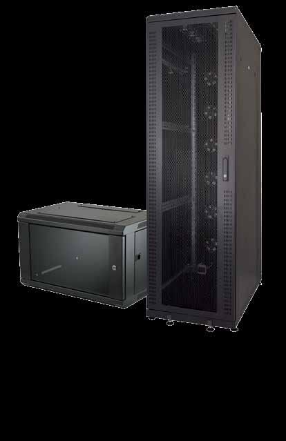 The Excel range of 19 free standing cabinets and wall mounted enclosures are designed for installation of