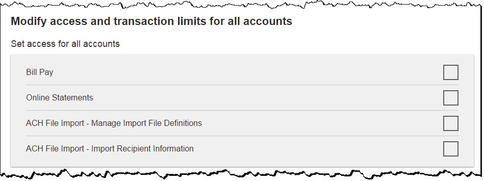 Set access for all accounts Give the sub-user access to certain functionality for all accounts, i.e. some permissions are not assigned on a per account basis. 1.