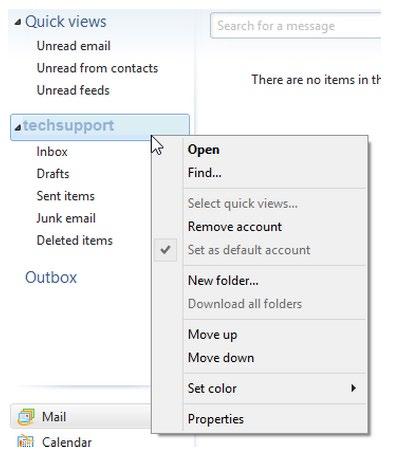 Changing Email Settings in Micrsft Windws Live Mail 1.