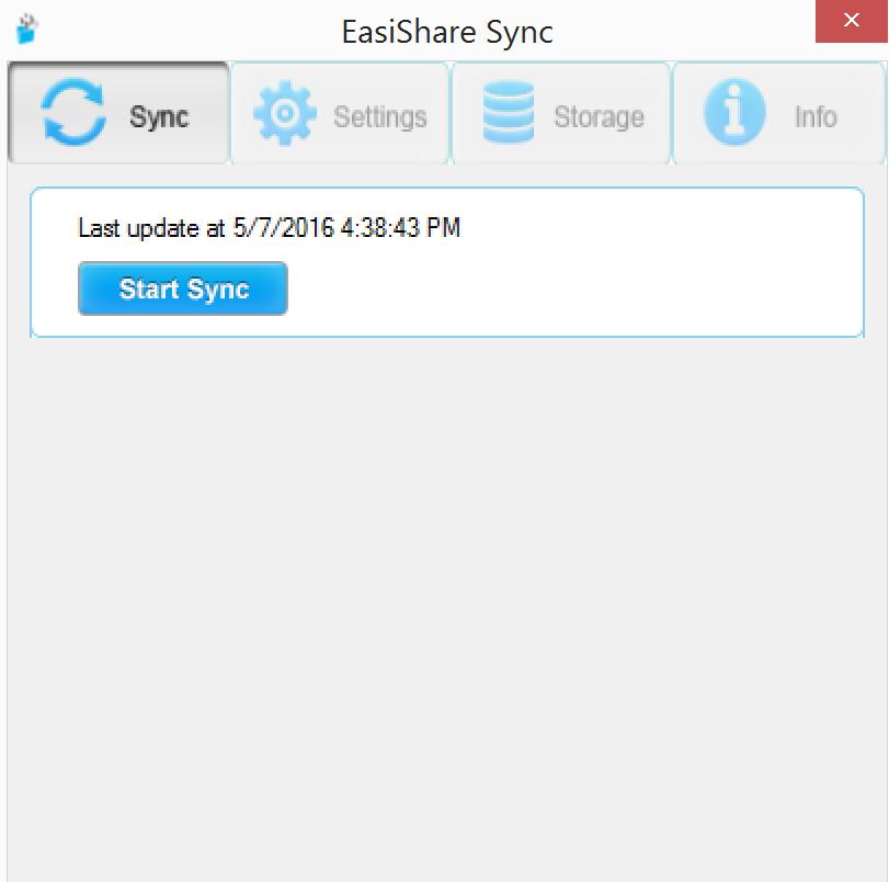 4. Sync 4.1 Sync Options 1. Right click on the EasiShare Sync Manager on your system tray. 2.