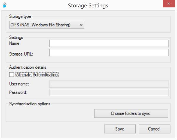 2 Remove Storage By default, storages are auto assigned when sync is first established.