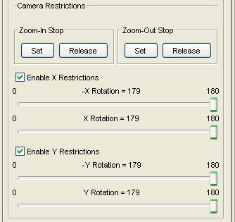 3D Scene Object Enable (checkbox) Mark this checkbox to enable camera animation for the selected camera. Speed (slider) Sets the animation speed, i.e. the speed for moving from the current view to the selected camera view.
