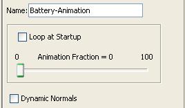 WireFusion 5 Volume II: 3D Reference Figure 75: Animation settings Name (text) Sets the name of the selected animation.
