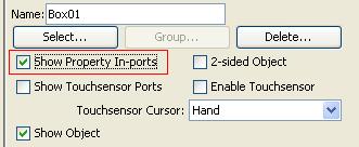 In-ports checkbox for the box object ( HFigure 119).