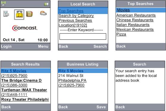 Top Searches This feature allows you to view the top searches for various business listings depending on the specified location.