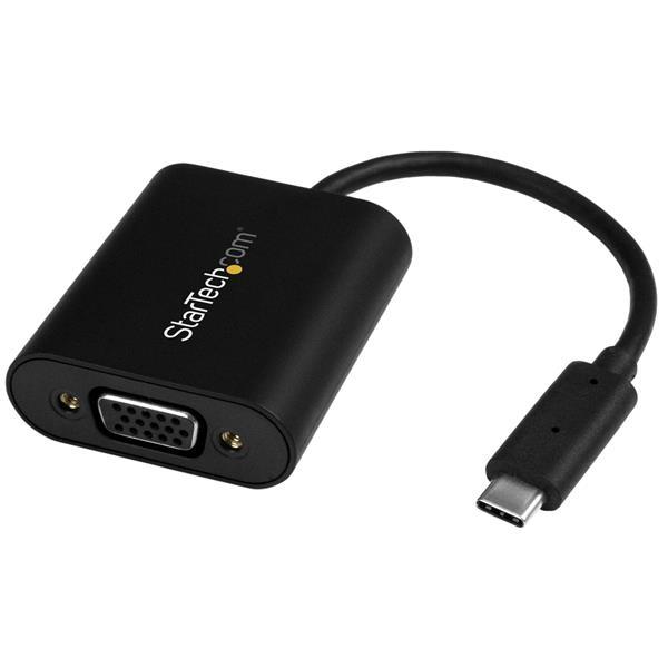 USB-C to VGA Adapter - with Presentation Mode Switch - 1920x1200 Product ID: CDP2VGASA This is no ordinary video adapter.