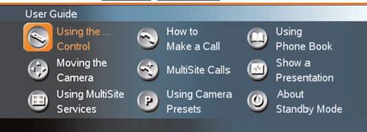 The video options include: Auto Split under this default setting, the system chooses the best screen layout given the number of sites, using the Intelligent Call Manager.