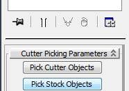 Pick Stock Objects _ main toolbar / Select by