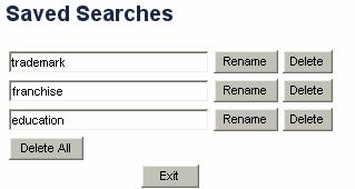 Saving and Managing Saved Searches Saving searches allows you to reuse common search syntax without having to type in the search string or remember the required syntax.