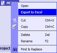 New feature in SIMIT *.xl Microoft Office Excel (97-2003) format. Only the firt heet of the workbook i included. Thi file format i only available if Microoft Excel i intalled on your computer. *.xlx The current Microoft Excel format.
