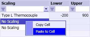 New feature in SIMIT Figure 4-57: Pate to cell The caling type and the lower and upper value can be tranferred in thi way. Thi information ha to be tranferred column by column, however.
