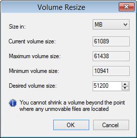 Step 12. Resize Restored Volumes At the Disk Mapping step of the wizard you can set the necessary size for the restored volumes.