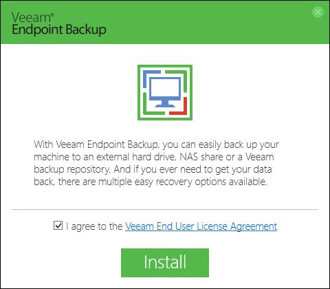 Installing Veeam Endpoint Backup To install Veeam Endpoint Backup: 1. Download the Veeam Endpoint Backup setup archive from the Veeam Download page at https://www.veeam.com/downloads.