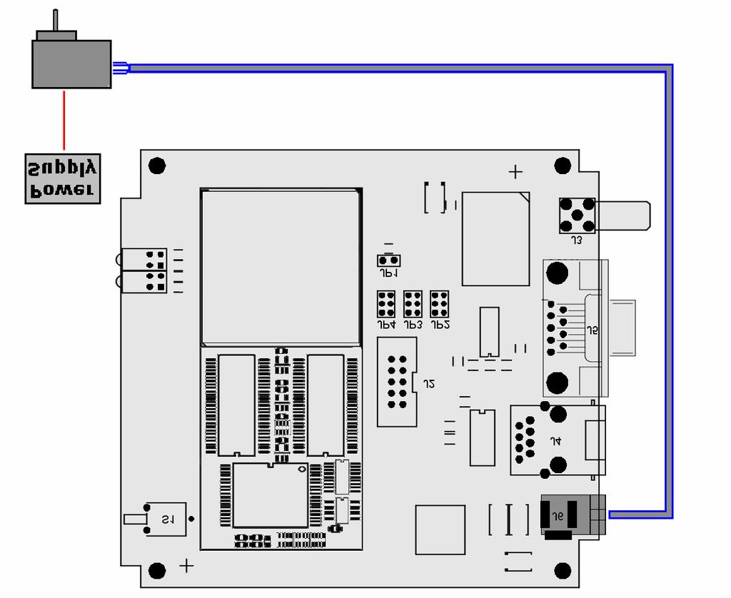 4.4 Power Supply The BlueTooth Carrier Board needs a supply voltage of 5VDC to work.