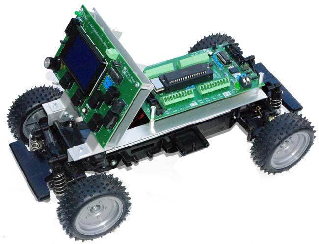 General-Purpose Microcontroller Module 12a Hardware Reference 10 An educational model vehicle shows that the modules can be used as OEM building