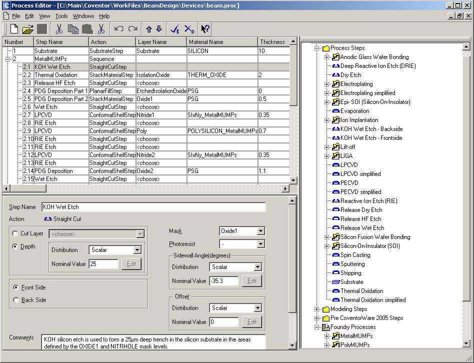 DESIGNER Process Editor Descriptive step names Customizable step hierarchy User customizable