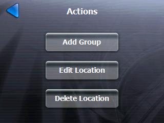 Creating a Favorite Group Select Location and Generate Route From the