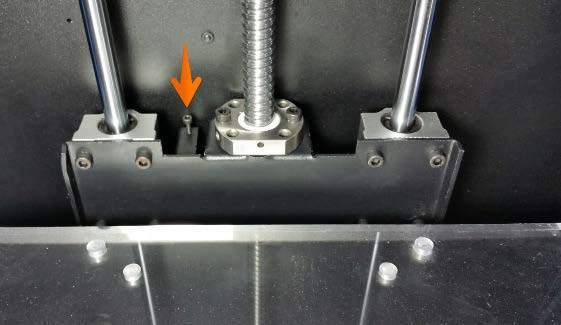 After adjusting the height at your first position, click the rotary dial and follow the same procedure for the next two nozzle height check positions. 8.