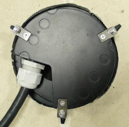 1 Vandal Proof IP Dome (Part I) 7. Insert the camera to the ceiling with the plastic screws moved inward. Figure 1-11 8.