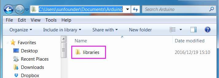 1) Find the folder in which you saved UsbKeyboard previously. Select File->Preferences, anda window will pop up, on which you can see the location of the folder.
