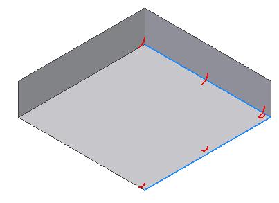 Slide 5 Fillets Constant Tab Same radius from beginning to