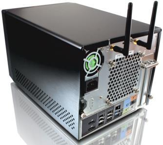 Shuttle XPC cube Barebone SZ170R8V2 Optional Accessories Wireless LAN (Accessory WLN-C / WLN-P) The Shuttle Accessory WLN-C/-P is a wireless LAN kit consisting of a Mini- PCIe card, two antennas and