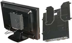 VESA mount The supplied 75/100mm VESA mount allows for installation on to walls or monitors which is particularly interesting for the industry segment, company buildings and public