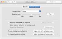To set up and use the dictation feature: Click on this button in the System Preferences folder By default, Dictation is Off 3 Click on the On button to enable dictation 4 5 Click on the Enable