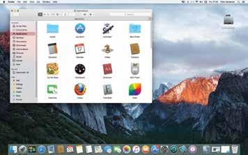 0 Introducing OS X El Capitan The Dock is designed to help make organizing and opening items as quick and easy as possible. For a detailed look at the Dock, see Chapter Two.