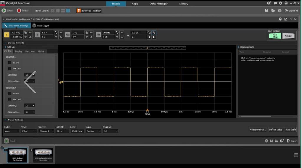 oscilloscope to capture screen images,