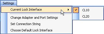1. Select the Settings Menu or the toolbar icon.