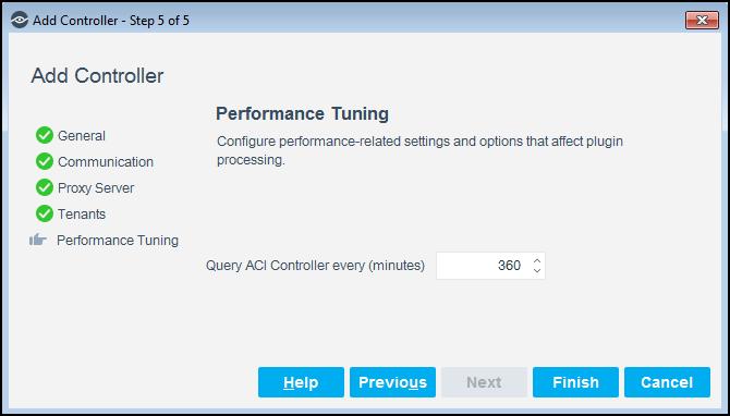 Performance Tuning In the Performance Tuning pane (Step 5), configure performance-related settings and options that affect plugin processing. To configure performance-related settings and options: 1.