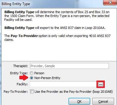 STEP D 1. Highlight the Billing Entity Type and click on Edit. 2.