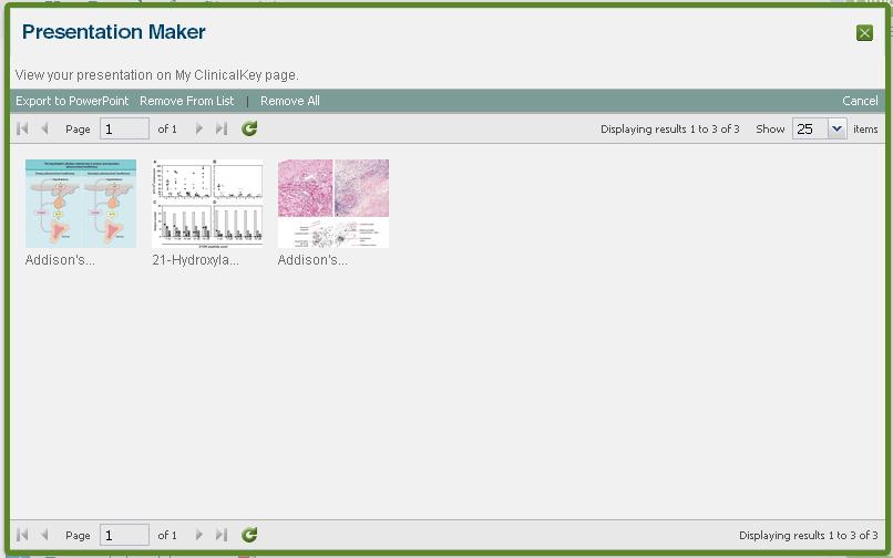 To view images in the Presentation Maker: 1. Click the Presentation button. The Presentation Maker opens (see Figure 12).
