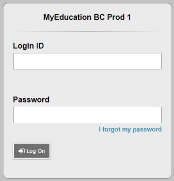 Elementary Report Card Management in Step 1: Logging In