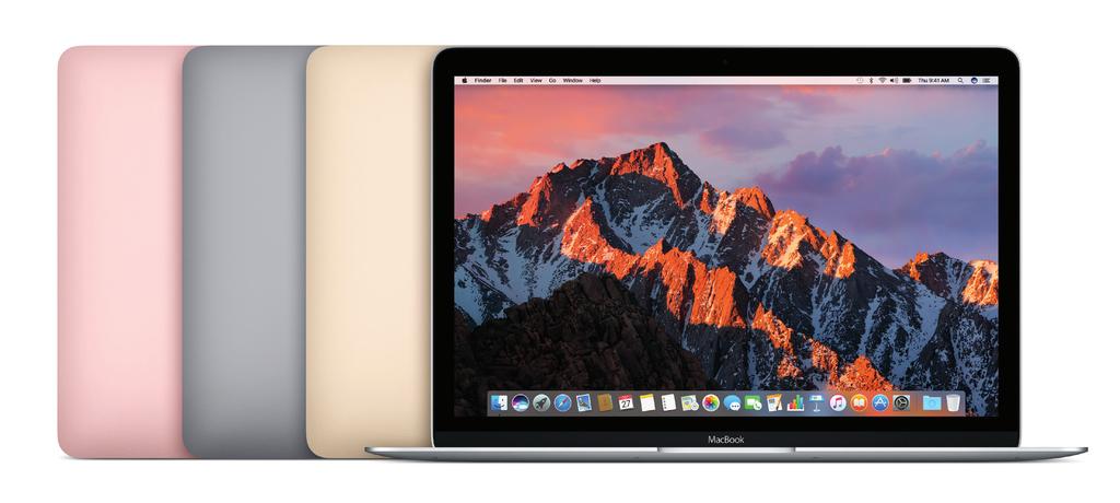 With a full-size keyboard, force-sensing trackpad, 12-inch Retina display,1 sixth-generation Intel Core M processor, multifunctional USB-C port, and up to 10 hours of battery life,2 MacBook features