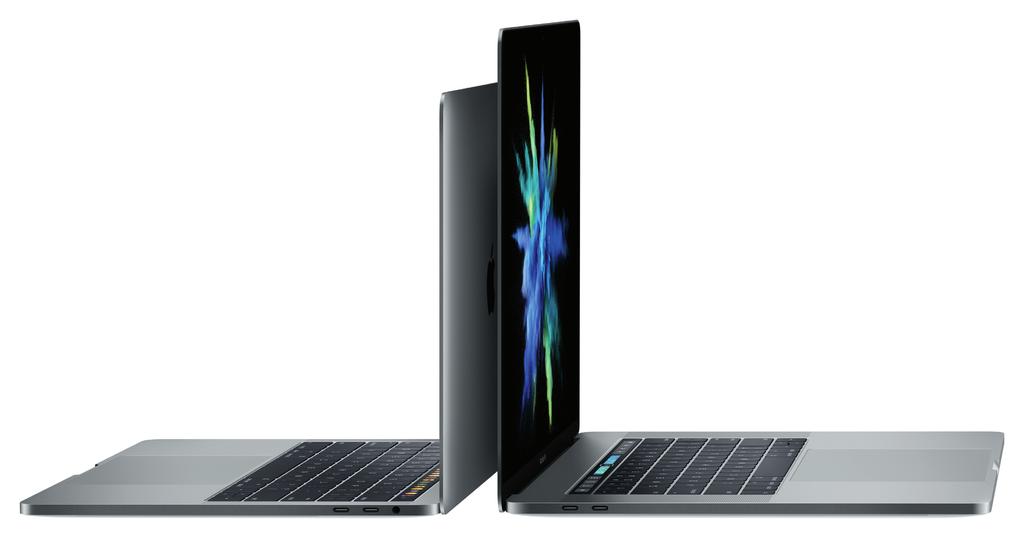 MacBook Pro with Touch Bar The new MacBook Pro is faster and more powerful than before, yet remarkably thinner and lighter.1 It has the brightest, most colorful Mac notebook display ever.
