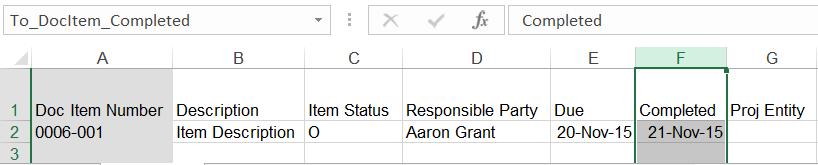 Place the cursor on the column where you want to position the Responsible Party column (in this case, column D), then rightclick and select