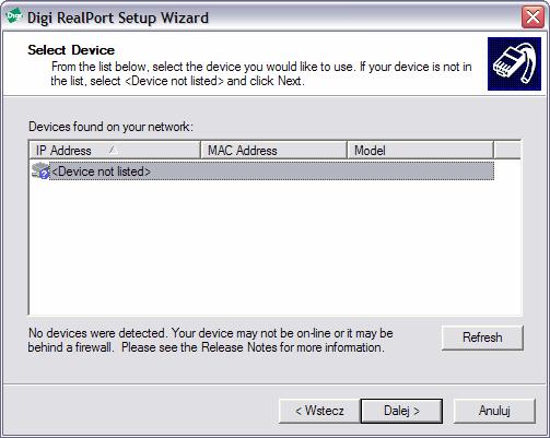 3. The Setup Wizard searches only local networks for UT-4 devices.