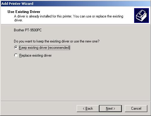 9 In the Printer Sharing dialog box, select Share as or Do not share this printer according