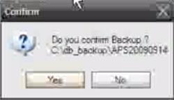 proper permission setup 26. Select Backup/Restore (best practice entire APS database) a.