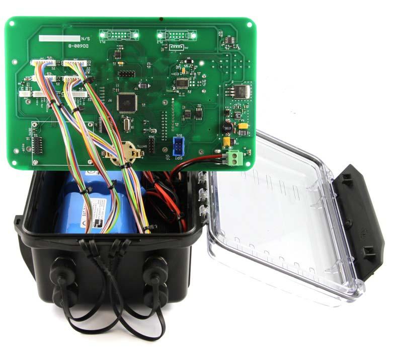 Powering up the On Data Logger, and Router models make sure the antenna is attached securely and