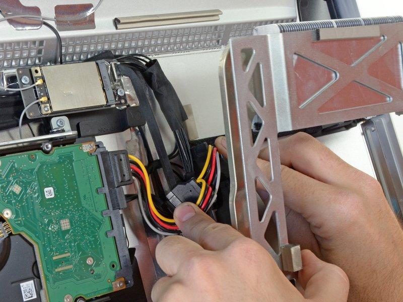 There is a cutaway in the plastic near the optical drive frame.