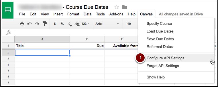 6. Configure API Settings Return to the Google Sheet you named in the above steps, then authorize the sheet for your account. 1.