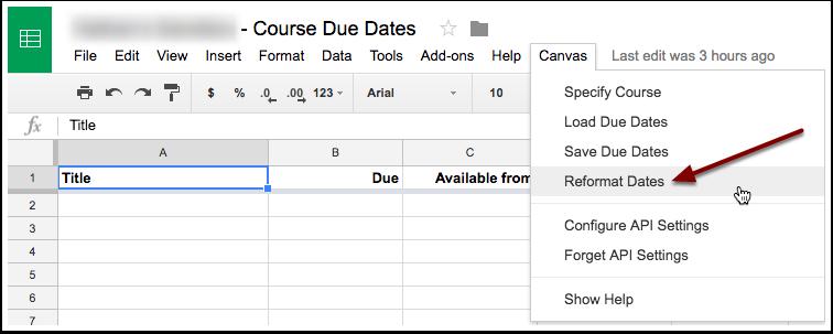 11. Modify the assignment data You are now able to modify the contents of the spreadsheet accordingly.