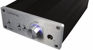 analog amplifier. USB input with integrated digital to analog converter allows direct connection to a computer, making it ideal in studio and home use applications.